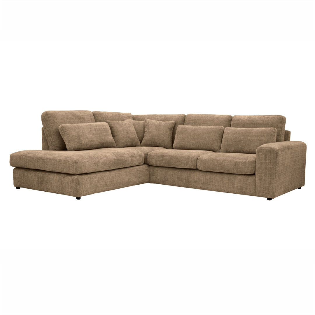 Metro 4 Seater Corner Sectional Beige 87cm H X 271cm W X 233cm D