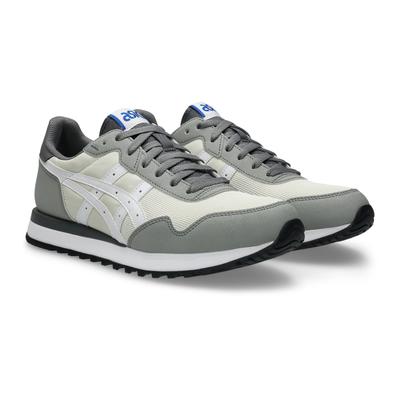 Sneaker ASICS SPORTSTYLE "TIGER RUNNER II", Damen, Gr. 38, grau (cream, weiß), Synthetik, Schuhe Sneaker