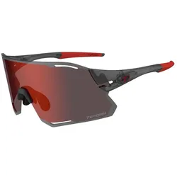 Tifosi, Unisex, Sportbrille, Rail Race Clarion Satin Dampfgläser (2 Mieszko Clarion Red 14,7% Lichtübertragung, 95,6% klar (Blue Satin, Red, Transparent), Rot, Schwarz, Transparent