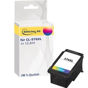 kompatibel für Canon CL-576XL, Tinte, Druckkopf, 300 Seiten, 12,6ml, color