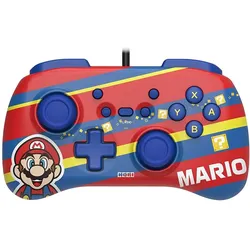 HORI Horipad Mini Mario (Switch), Gaming Controller, Rot, Gelb, Blau