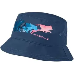 JACK WOLFSKIN Kinder Hüte Ki SUPPLEX AT HOME BUCKET KIDS, Größe S in Blau Blau