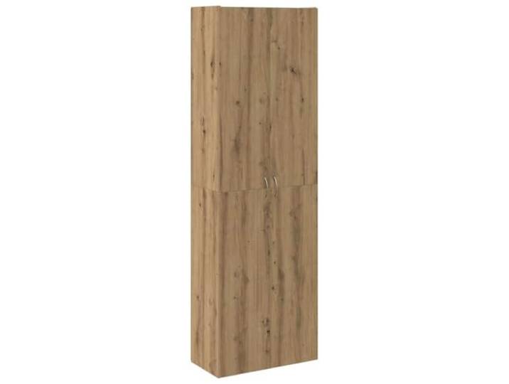 TUERYAFEK Highboard Artisan-Eiche 60x32x190 cm Holzwerkstoff Viel Stauraum, Griffe, Feuchtigkeitsbeständig, Mit Wandhalterung, Pflegeleicht