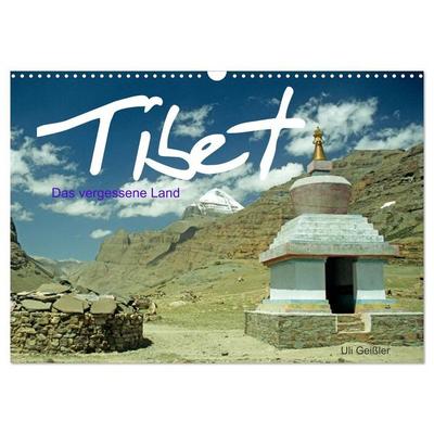 Tibet Das vergessene Land (Wandkalender 2027 DIN A3 quer), CALVENDO Monatskalender