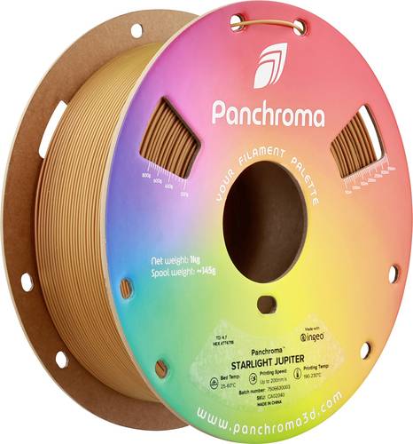 Polymaker CA02040 Panchroma Starlight Filament PLA Mehrfarbig, Farbwechsel 1.75mm 1000g Starlight Jupiter, Orange 1St.