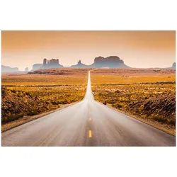 Leinwandbild Arizona Road Multicolor ca. 85x113cm