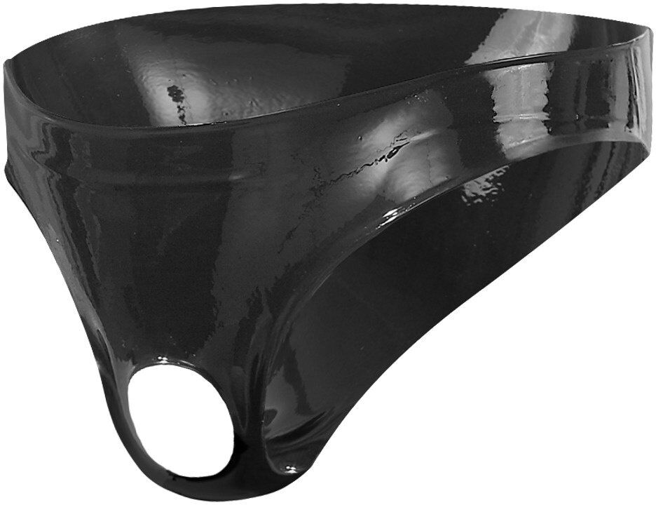 Late X Slip ouvert pour homme en latex