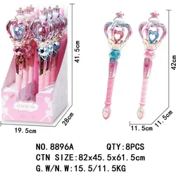 Sea&Sun Flashing Magic Stick w. Light Music 6pcs Display (8896A)