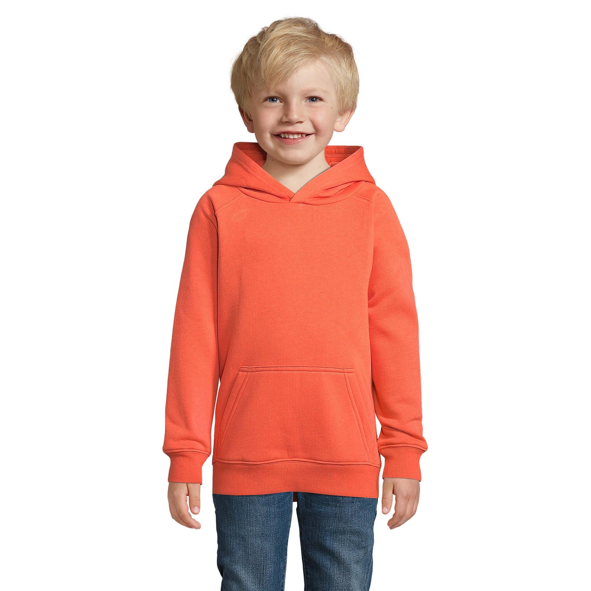 SOLS Kinder/Kids Stellaire Hoodie (Gebrande sinaasappel)