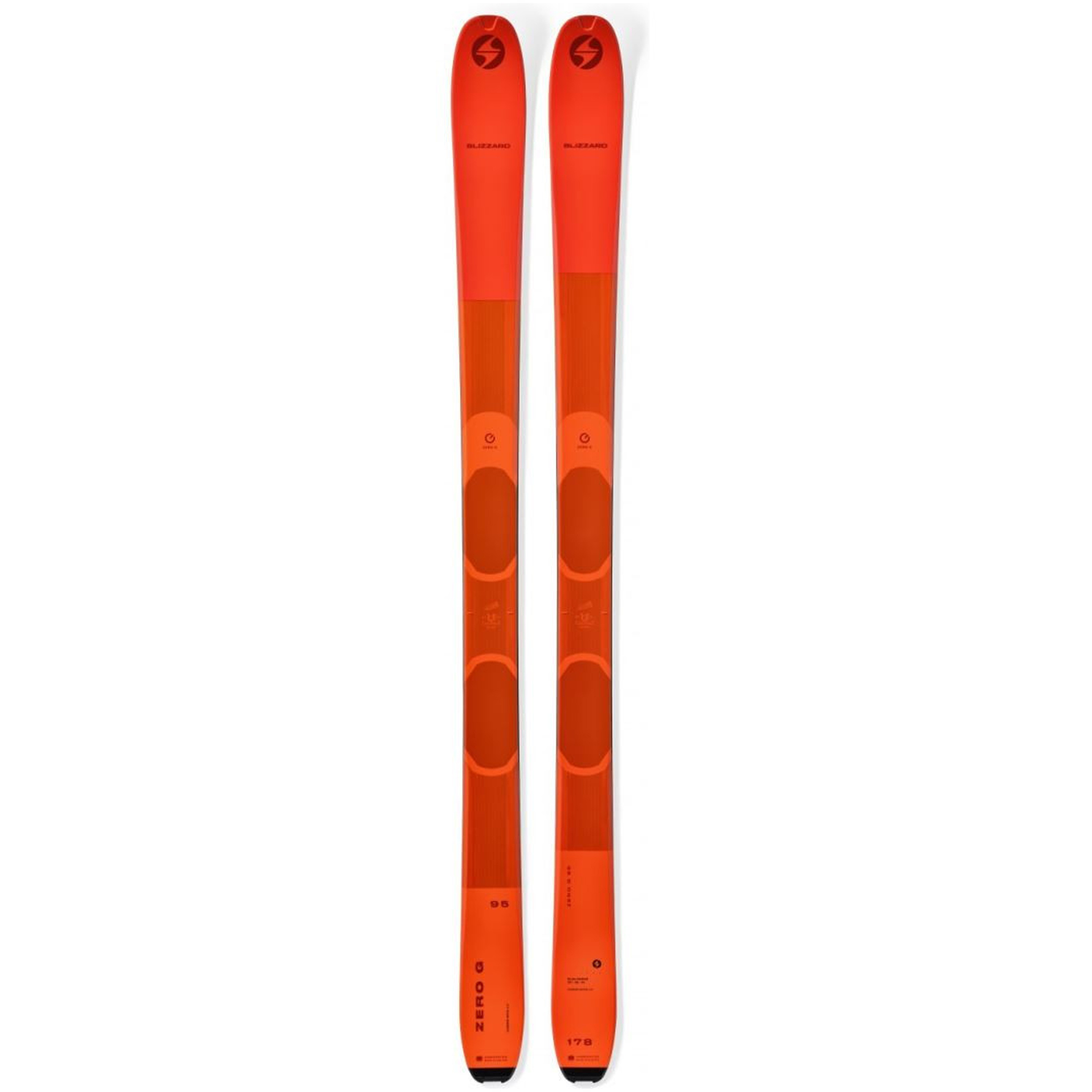 Blizzard Zero G 95 Tourenski 26/27 Tourenski orange Größe 185CM Trekking