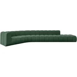 ECKSOFA modulares Sofa Tilmo-L2 - 490x194x70 cm Grün