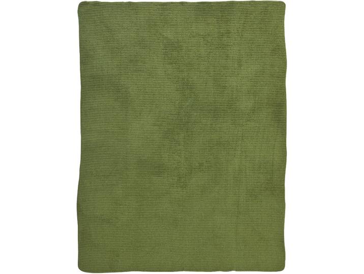Wohndecke DONE. Cody , grün (khaki), B:150cm L:200cm, Baumwolle, Polyacryl, Wohndecken, Wohndecke, kuschelige Wohndecke aus feinem Waffel Piqueé, Kuscheldecke