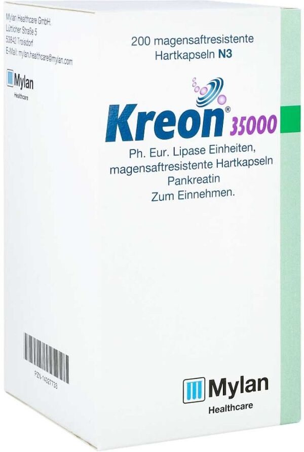 Kreon 35.000 Ph.eur.lipase Einheiten msr.Hartkaps.