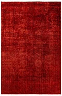 Overton "Vibrance, One-of-a-Kind Hand-Knotted Area Rug - Pink, 6' 1"" x 9' 2"" - 6' 1"" x 9' 2"""