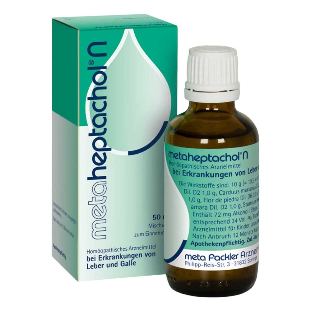 meta Fackler Arzneimittel GmbH Metaheptachol N Tropfen zum Einnehmen 01596532