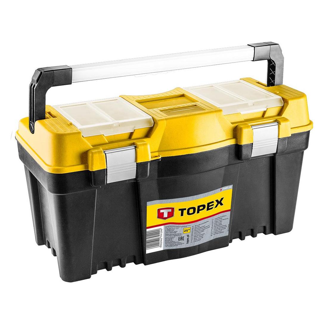 Topex 25 Werkzeugkoffer mit Aluminiumgriff (25 Teile) (TOP-79R129)