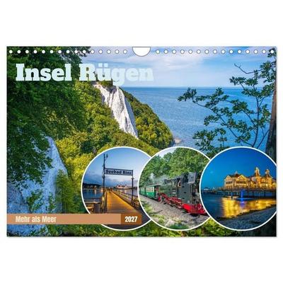 Insel Rügen - Mehr als Meer (Wandkalender 2027 DIN A4 quer), CALVENDO Monatskalender
