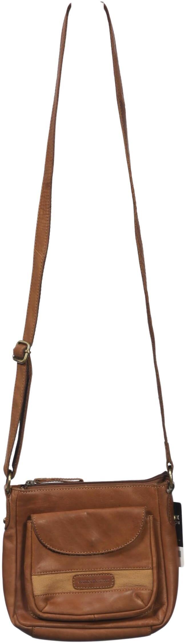 Greenburry Damen Handtasche klein Leder, Braun, Leder - Second Hand