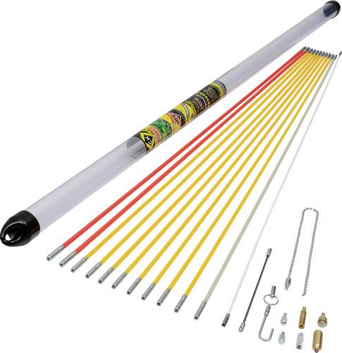 MightyRod PRO Kabeleinziehstangen 12m Super Satz T5422 C.K 1St.