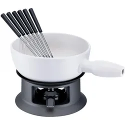 Schulte-Ufer Käse-Fondue Tessin 1692, Fondue Set, Weiss, Schwarz