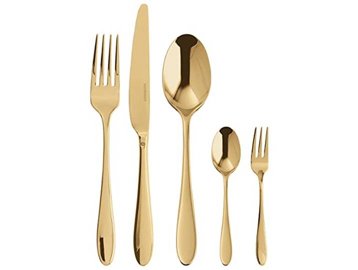 Sambonet Velvet Besteck 30tlg. Vh., Edelstahl/PVD Gold - 52712GN1 [SP] UVP: 590,50