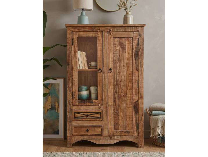 Highboard 95x140cm 'Cordoba'' Akazie massiv lackiert