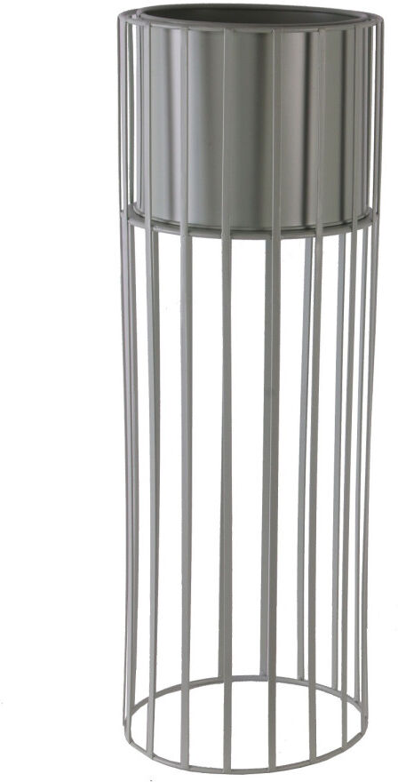 TrendLine Pflanztopf Metall Ø 20 x 58 cm weiß