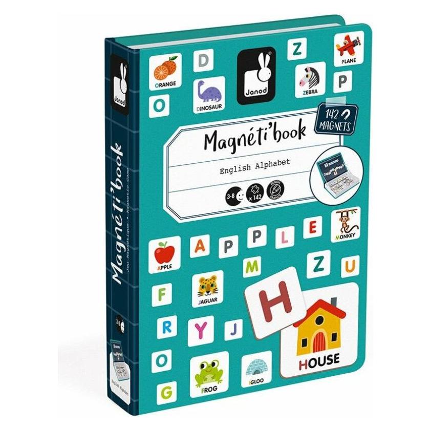 Janod Magnetibook Englisches Alphabet (Englisch, 3 Jahre) (J02712)