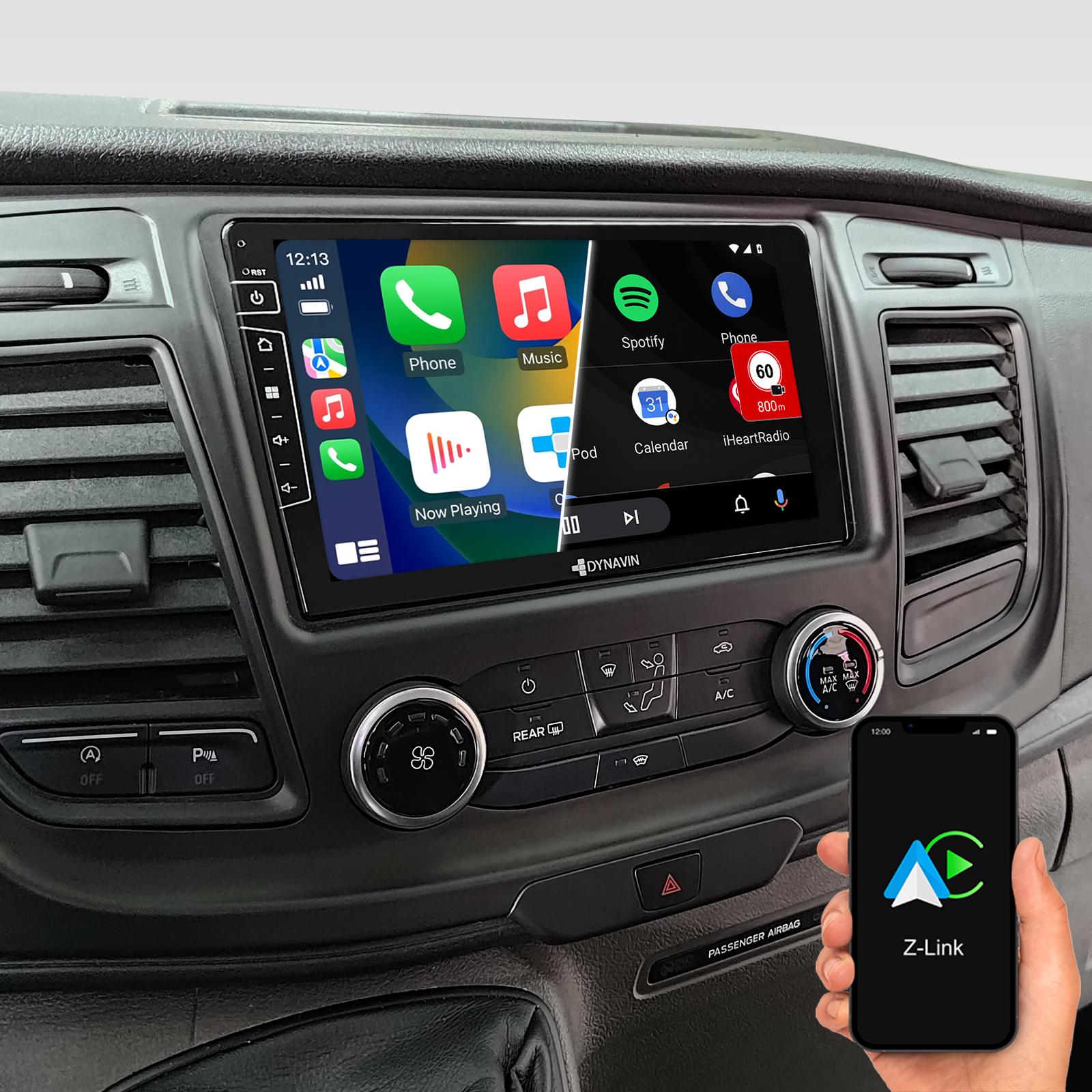 9 Zoll Autoradio für Ford Transit ab 2019 Wireless Carplay Android Auto Head-up Display .de PRO-Echtzeit-Warnungen