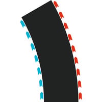HYBRID Curves Radius 30°, Rennbahn zwei Module