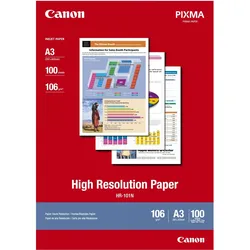 Canon, Kopierpapier, HR-101, High-Resolution Paper, 100 Blatt (A3, 100 Blätter, 110 g/m2)