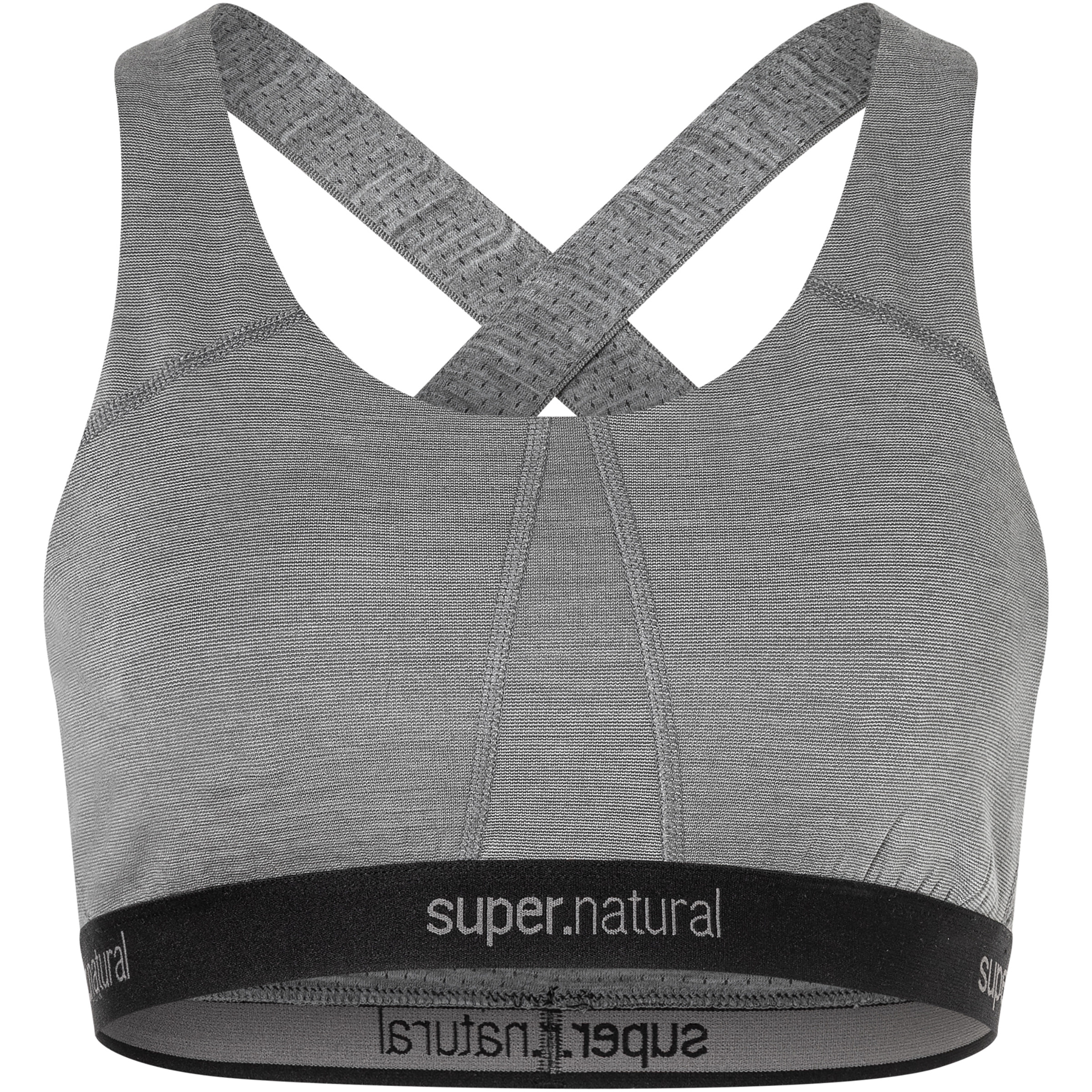 Super.Natural Feel Good Sport BH Damen Sport-BHs grau Größe XL Hautfreundlich Merinowolle