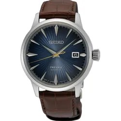 Seiko Presage Mechanik Automatik new Cocktail Time" SRPK15J1" - blau,braun,mit Prägung - 40mm