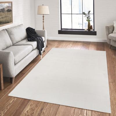 Gertmenian Cadence Tonee Plush Polyester Solid Color Non-Slip Super-Soft Shag Indoor Area Rug