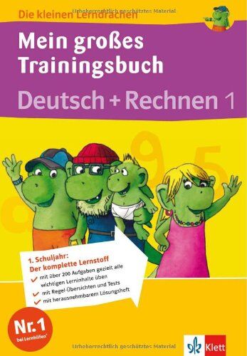 Ursula Lassert - Die kleinen Lerndrachen: Mein großes Trainingsbuch Deutsch + Rechnen 1. Klasse. Trainingsbuch mit separatem Lösungsheft - Preis vom 05.10.2026 03:47:11 h