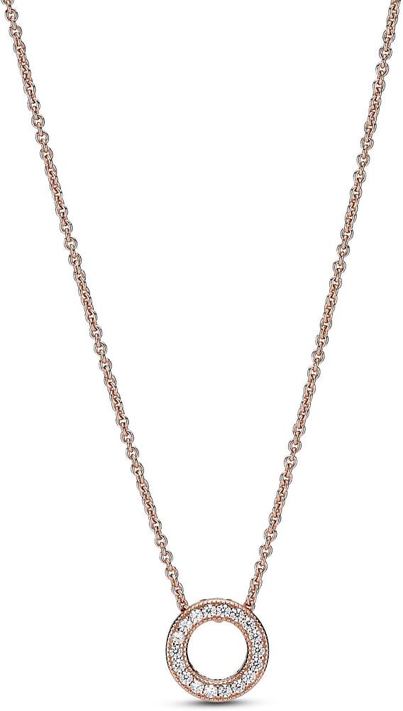 Collier Pandora Cercle Pave Signature Pandora Femme