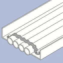 ABB SP-13B Lochband Kunststoff Breite 13mm, Loch 4mm, schwarz 7TCA084220R0385 SP13B