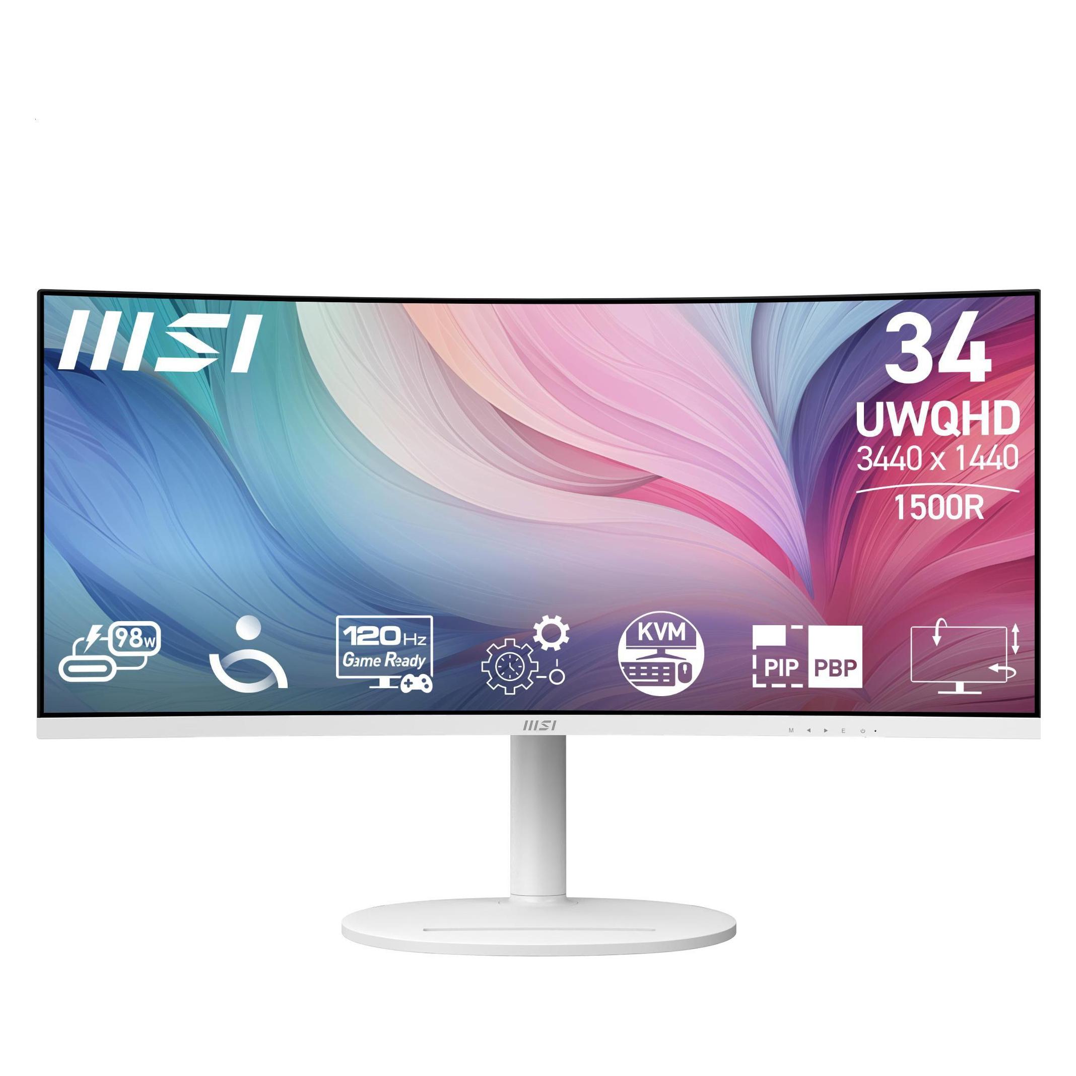 MSI Modern MD342CQPWDE / / / 4ms/3340x1440 UWQHD (3440 x 1440 Pixel, 34") (9S6-3PC59H-013)