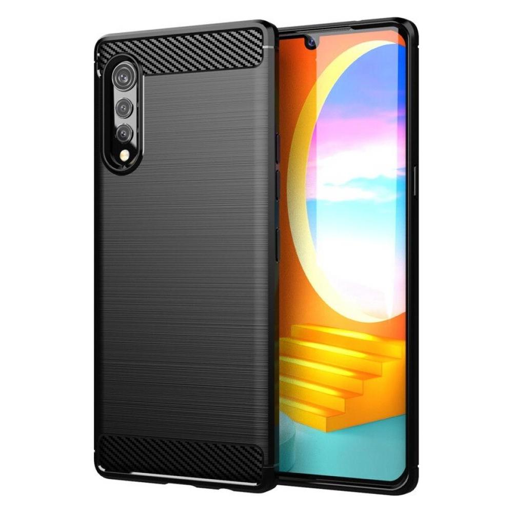 Screenguard LG Velvet Hülle Carbon Brushed Soft TPU (LG Velvet) (00026845)