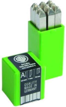 KUKKO Jeu de chiffres 330 9 pcs Chiffres 0-9 Hauteur 8 mm en boîte plastique (330-008)