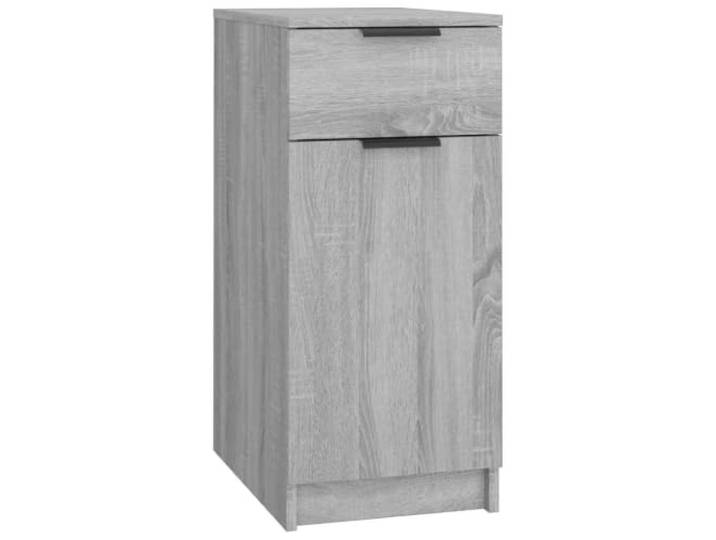 Heofavd Schreibtischschrank Beistellschrank Grau Sonoma 33,5x50x75 cm
