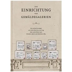 Zur Einrichtung von Gemäldegalerien, Fachbücher von Jan Kraut
