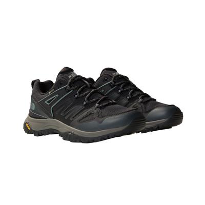 Wanderschuh THE NORTH FACE "W HEDGEHOG GORE-TEX", Damen, Gr. 38,5, schwarz (tnf schwarz, asphalt grau), Textil, Schuhe Wanderschuh, wasserdicht durch GORETEX Membran