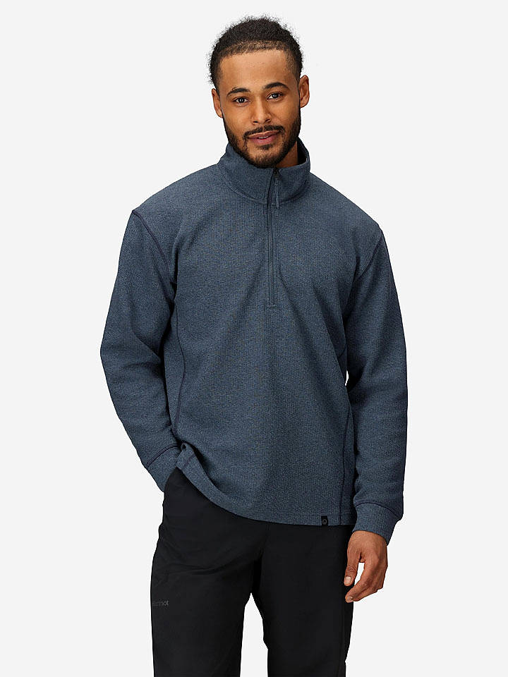 Marmot Pullover "Ridge Tech" in Blau - XXL