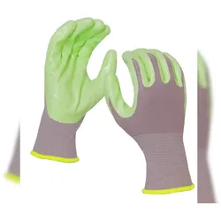 eVendix Gartenhandschuhe Größe S Grün\Grau 10 Paar