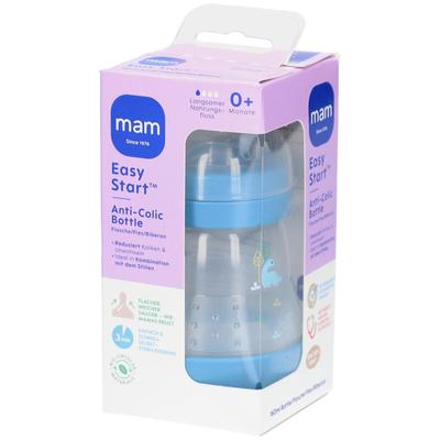 MAM Easy Start Anti-Colic Zuigfles Blauw 160ml 1 St Flaschen