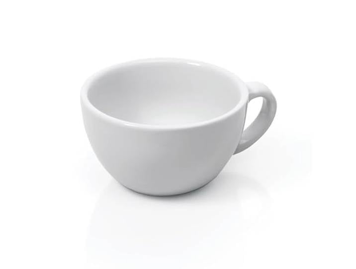 36x Cappuccino Tasse Obertasse Italia 200 ml weiß, Porzellan