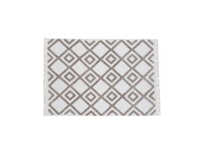 Teppich Neray – mit Fransen aus Polyester - Braun - Luxusbetten24