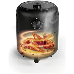 Gourmetmaxx Heissluftfritteuse, Fritteuse, Schwarz