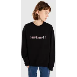 Carhartt WIP Sweat Sweater black / hortensia Gr. S
